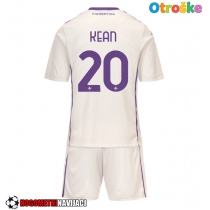 Otroške Nogometnih dresov Fiorentina Moise Kean #20 Gostujoči 2025-26 Kratki rokavi (+ hlače)